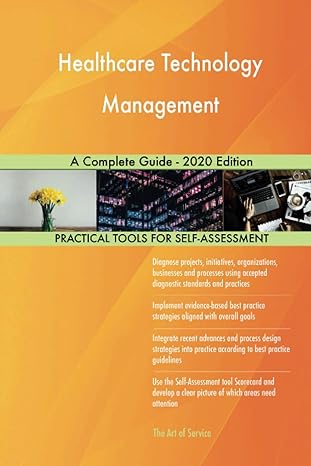 healthcare technology management a complete guide 2020th edition gerardus blokdyk 1867406934, 978-1867406938