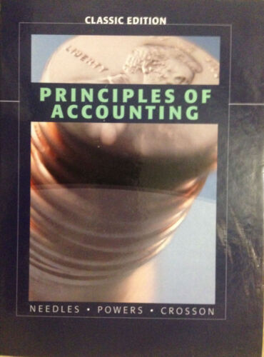 principles of accounting 1st edition susan v. crosson, marian powers, belverd e. needles 9780618989980