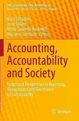 accounting accountability and society 1st edition maria gabriella baldarelli, mara del baldo, jesse dillard,