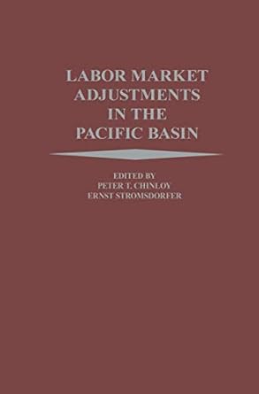 labor market adjustments in the pacific basin 1st edition peter chinloy ,ernst stromsdorfer 9401079587,