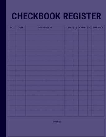 checkbook register 1st edition paul books b0cj3vvvwj