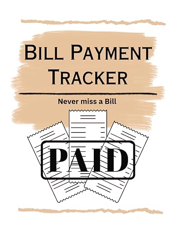bill payment tracker 1st edition styled life designs b0chq7npzq