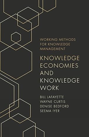 knowledge economies and knowledge work 1st edition bill lafayette 1789737788, 978-1789737783