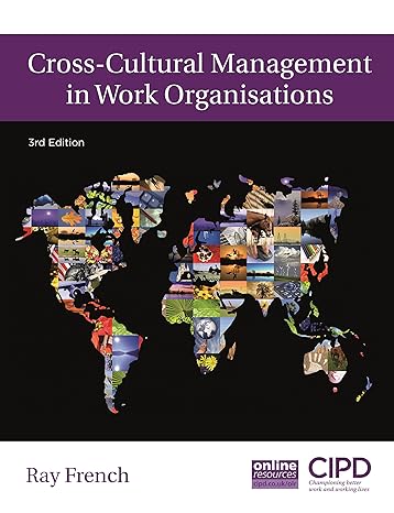 cross cultural management in work organisations 3rd edition raymond french 1843983672, 978-1843983675