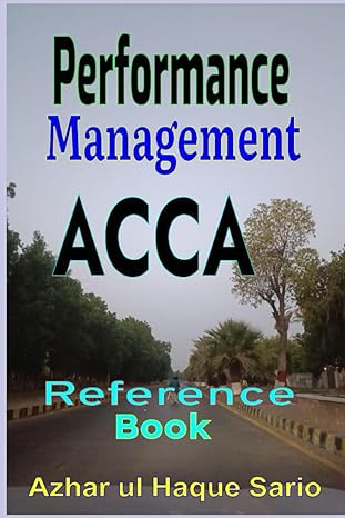 acca performance management reference book 1st edition azhar ul haque sario 979-8864144671