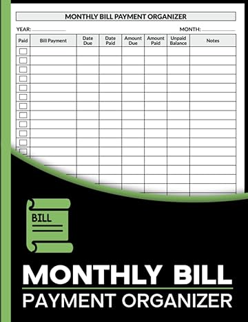 monthly bill payment organizer track your bills and avoid late payments  origami grafix b0cj43z8yd
