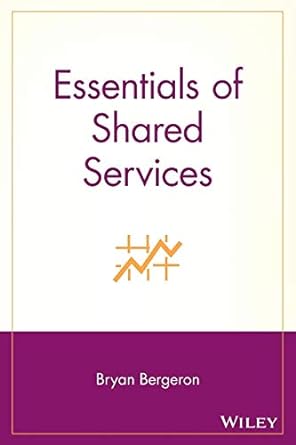 essentials of shared services 1st edition bryan bergeron 0471250791, 978-0471250791