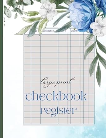 large print checkbook register 1st edition samira zaki b0c9shlvz6