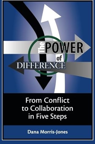 the power of difference from conflict to collaboration in five steps 1st edition dana morris jones ph d