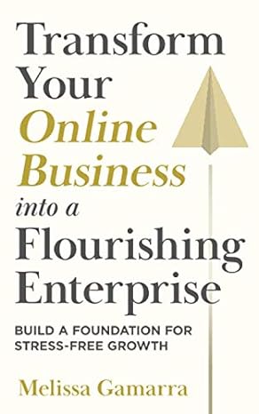transform your online business into a flourishing enterprise build a foundation for stress free growth 1st