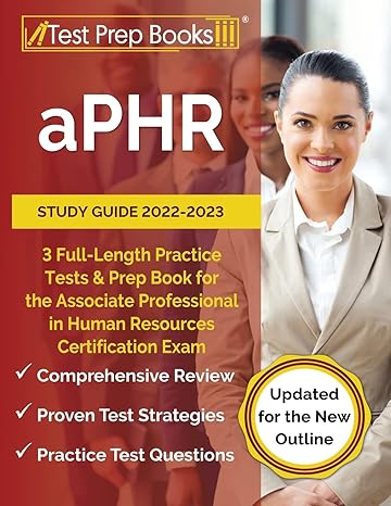 aphr study guide 2022 2023 3 full length practice tests and prep book for the associate professional in human