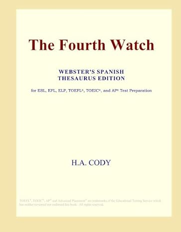 the fourth watch 1st edition h a cody b001cv8daa
