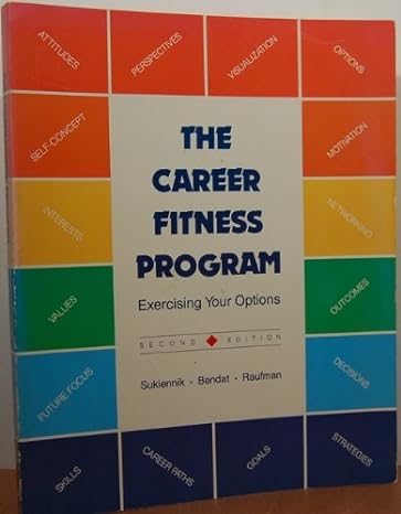 the career fitness program exercising your options 1st edition diane sukiennik 0897878132, 978-0897878135