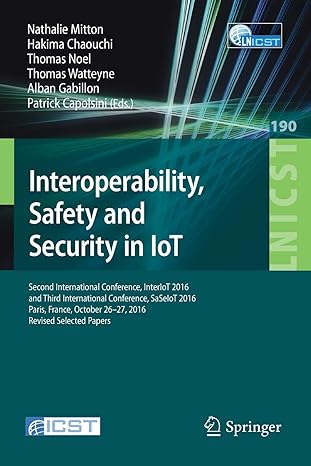 interoperability safety and security in lot second international conference interlot 2016 and third