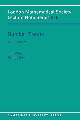 number theory paris 1992 3 14th edition sinnou david 1606476343, 978-1606476345