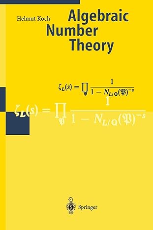algebraic number theory 1st edition h koch 3540630031, 978-3540630036