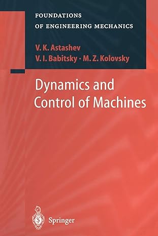 dynamics and control of machines 1st edition v k astashev ,v i babitsky ,m z kolovsky ,n birkett 3642536980,