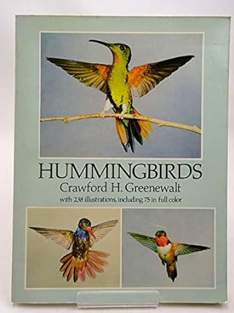hummingbirds 1st edition crawford h greenewalt 0486264319, 978-0486264318