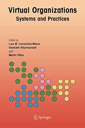 virtual organizations systems and practices 1st edition luis m camarinha matos ,hamideh afsarmanesh ,martin