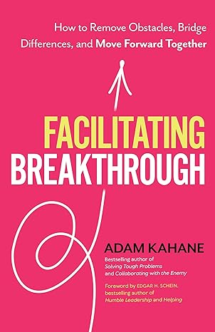 facilitating breakthrough how to remove obstacles bridge differences and move forward together 1st edition