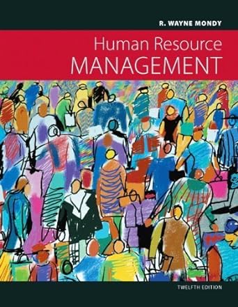 human resource management 52465th edition r. wayne mondy b00du8dndk