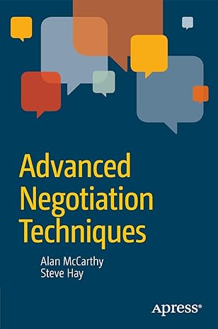 advanced negotiation techniques 1st edition steve hay ,alan mccarthy ,john hay agent for rdc 148420851x,