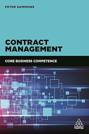 contract management core business competence 1st edition peter sammons 0749480645, 978-0749480646