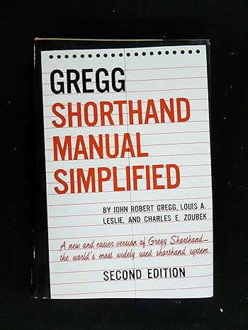 gregg shorthand manual simplified 2nd edition john robert gregg ,gerard o'kennedy 0077072502, 978-0077072506
