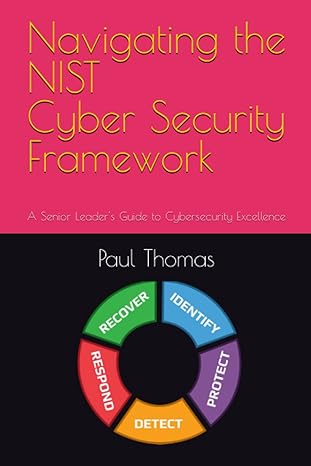 navigating the nist cyber security framework a senior leader s guide to cybersecurity excellence 1st edition