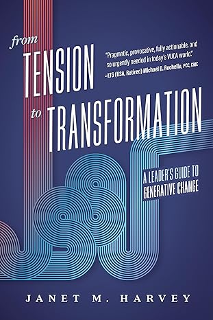 from tension to transformation a leaders guide to generative change 1st edition janet m harvey 1642259187,