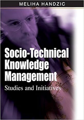 social technical knowledge management studies and initiatives 1st edition meliha handzic 1599045494,