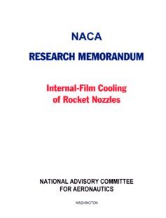 naca internal film cooling of rocket nozzles 1st edition j l sloop and george r kinney ,lewis flight