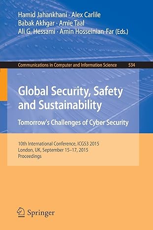 global security safety and sustainability tomorrow s challenges of cyber security 10th international