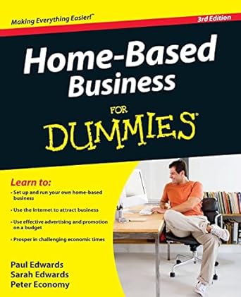home based business for dummies 3rd edition paul edwards ,sarah edwards ,peter economy 0470538058,