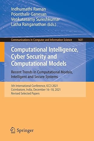 computational intelligence cyber security and computational models recent trends in computational models