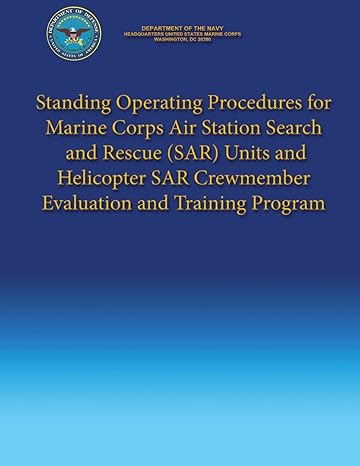 standing operating procedures for marine corps air station search and rescue sar units and helicopter sar