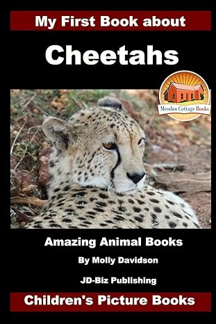 my first book about cheetahs amazing animal books childrens picture books 1st edition molly davidson ,john