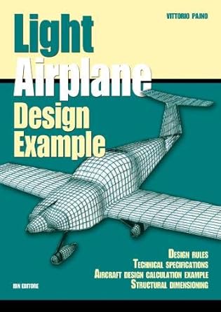 light airplane design examples design rules technical specifications aircraft design calculation example