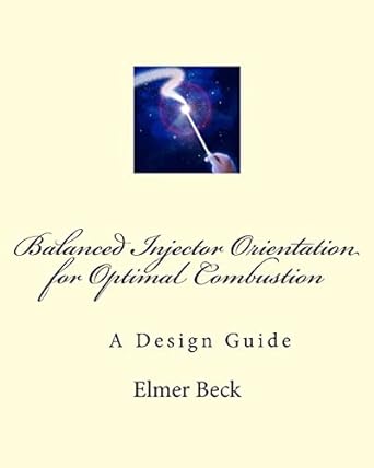 balanced injector orientation for optimal combustion a design guide 1st edition elmer beck 1506187935,