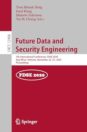 future data and security engineering 7th international conference fdse 2020 quy nhon vietnam november 25 27