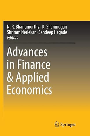 advances in finance and applied economics 1st edition n.r. bhanumurthy ,k. shanmugan ,shriram nerlekar