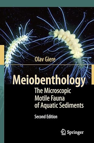 meiobenthology the microscopic motile fauna of aquatic sediments 2nd edition olav giere 364244167x,