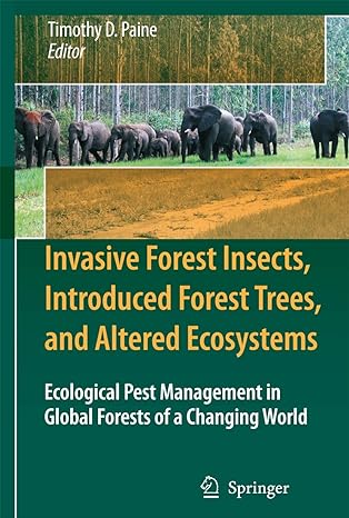 invasive forest insects introduced forest trees and altered ecosystems ecological pest management in global