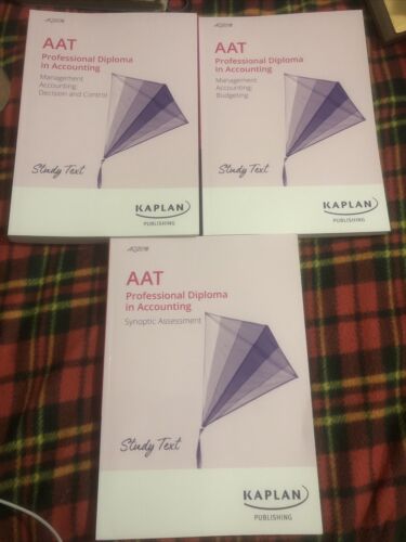 aq2016 aat professional diploma in accounting management accounting decision and control study text 1st