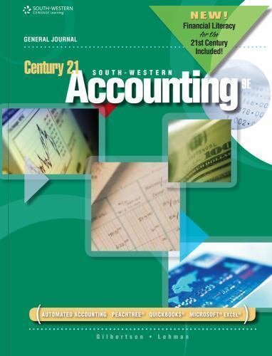 century 21 accounting 9th edition gilbertson, claudia bienias 9781111988623