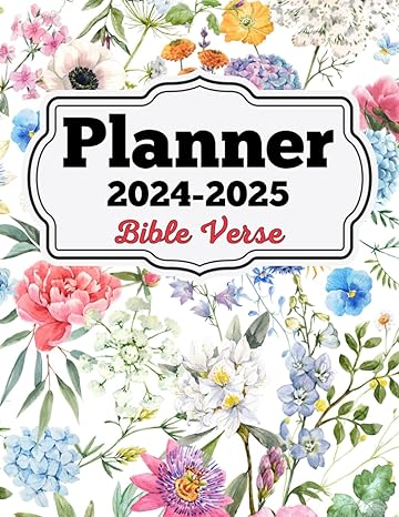 planner 2024 2025 bible verse 1st edition daisy jenings