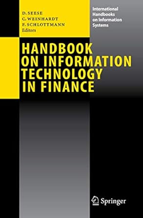 handbook on information technology in finance 1st edition springer 3662518279, 978-3662518274