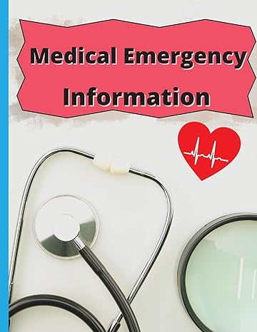 medical emergency informations medical contacts 1st edition tudor 0426183479, 978-0426183471