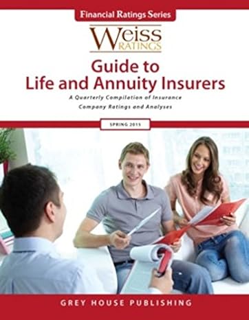 weiss ratings guide to life and annuity insurers fall 2015 1st edition ratings weiss 1619255952,