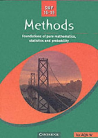 methods foundations of thetics statistics and probability 1st edition school mathematics project 0521787963,
